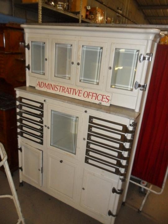 Period Cream Dental Cabinet